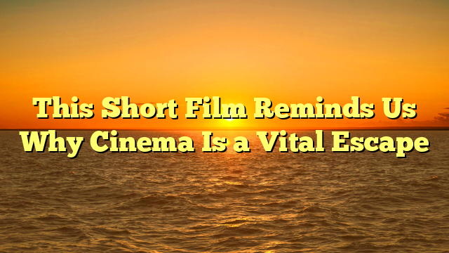 This Short Film Reminds Us Why Cinema Is a Vital Escape 